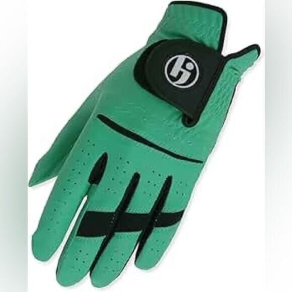 HJ GLOVES Men's Cadet Worn on Left Hand Gripper II Golf Glove Emerald - Picture 1 of 4